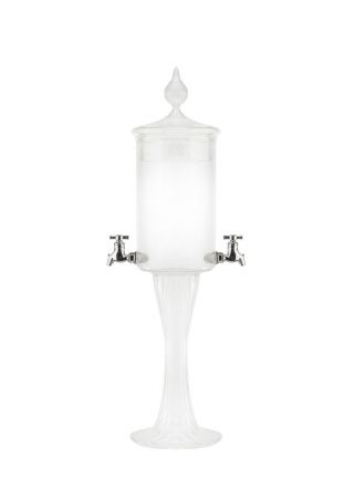 Glass Absinthe Twisted Fountain,  2 Spout,  Already In The U.  S.  W/