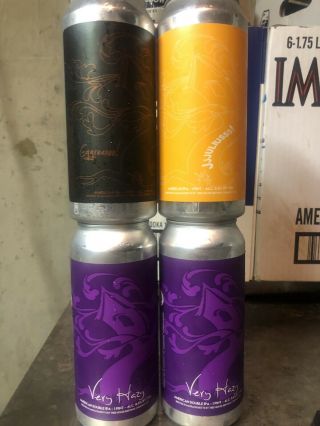 Treehouse “4 Collectible Cans” 2 Very Hazy,  Gggreen,  Jjjulius