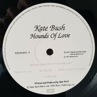 Kate Bush - Hounds Of Love 1985 UK LP Album Vinyl Record 4