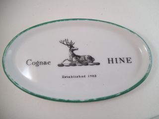 Vintage Cognac Hine Oval Dish Limoges France Le Tanneur