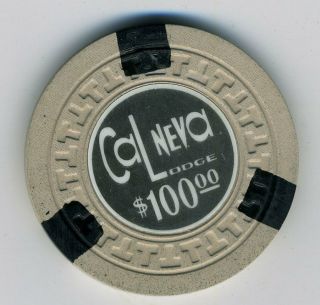 1950s $100 Chip From Cal - Neva Lodge,  Lake Tahoe,  Books At $125,