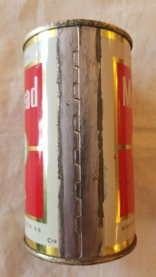 Rare Moosehead Pale Ale Flat Top Canadian Beer Can Bottom Opened 5