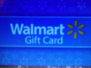 $400 Collectable Walmart Gift Card (for Date)