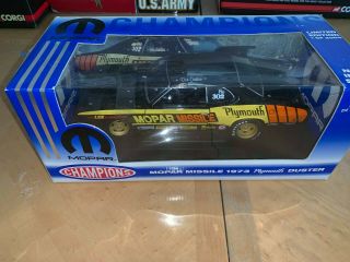 Mopar Champions Missile 1973 Plymouth Duster 1:18 1 Of 2004