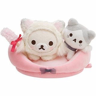 Rilakkuma Koryirakkuma Cat Bed Stuffed Set Japan