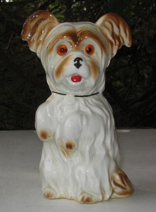 Antique Skye Terrier Sitting Up Figurine