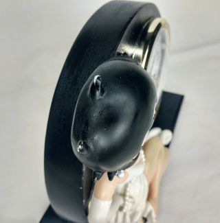 Betty Boop Collector ' s Edition Black Desk Clock - RARE & - NJ Croce Co 8