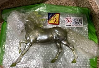 Breyerfest 2019 Surprise Andalusian Green Glossy Decorator - With Magnet/pin