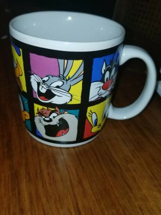 Large 1993 Warner Bros Looney Tunes Mug By Sakura 5 