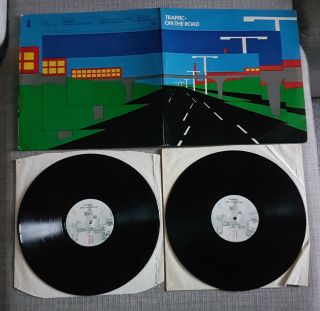 Traffic - On The Road - 2 X Lp Live Album Set - Uk Issue On Island Records - Vgc