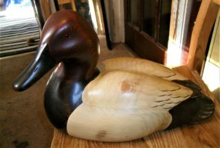 Ducks Unlimited Lac La Croix Special Edition 90 - 91 Decoy By John Gewerth Signed