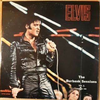 Elvis Presley 2 Lp The Burbank Sessions Vol 2 Inserts Audifon German
