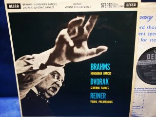 Decca Sxl 2249 Wbg Ed1 Reiner /vpo Brahms Hungarian /dvorak Slavonic Dances