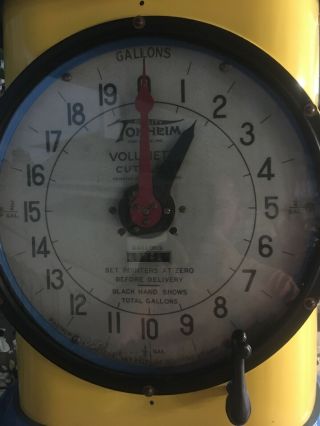 Tokheim 850 Clock Face Gas Pump 2