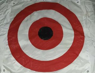 Large 2.  5ft x 2.  5ft Cloth Bulls - Eye Archery Target With Ties In Corners 2