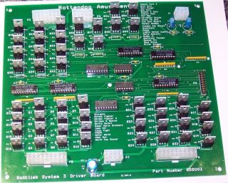 Gdb003 System 3 Driver Board For Gottlieb Pinball Machines