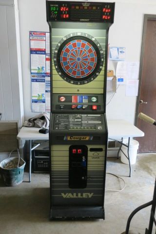 Valley Cougar Hb Commercial Coin Operated Dart Board 2