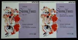 Dvorak: Slavonic Dances - Rudolf Schwarz HMV ASD 402 / 403 ED1 2LP 3