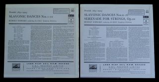 Dvorak: Slavonic Dances - Rudolf Schwarz HMV ASD 402 / 403 ED1 2LP 4
