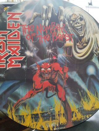 Iron Maiden Number Of The Beast 12 - Inch Picture Disc