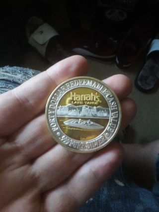 $40 Harrahs Casino Lake Tahoe Coin
