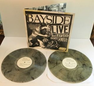 Bayside Live At The Bayside Social Club Double Lp Record Smoke Vinyl 113 Pressed