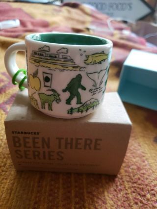 Starbucks 2oz Demitasse Seattle Been There Mug Ornament Mini Cup Nib
