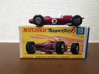 Matchbox Superfast Lesney - Series 19 - Lotus Racing Car