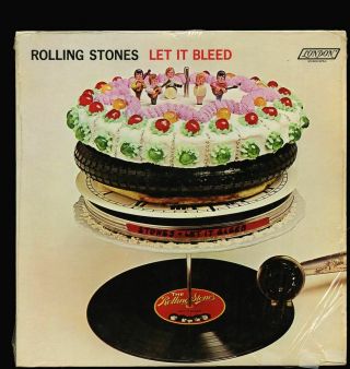 Vinyl Lp Rolling Stones - Let It Bleed 11 - 11 - 69 Dead Wax 1st Press Shrink Vg,