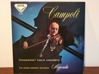 Decca Sxl 2029 - Ed1 - Tchaikovsky Violin Concerto - Campoli/argenta - N.  M,