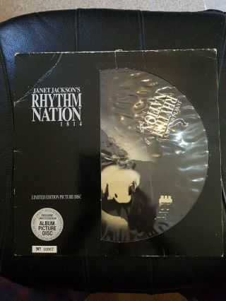 Janet Jackson Rhythm Nation 1814 Limited Edition Picture Disc