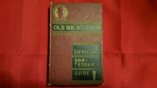 Old Mr.  Boston Deluxe Official Bartenders Guide 1935 1st Edition,  2nd Printing