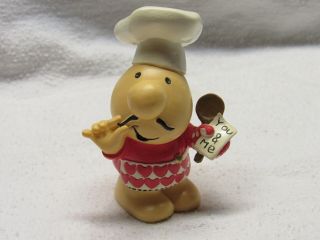 Ziggy Chef With Spoon And Mustache Pvc " You & Me " Very Rare