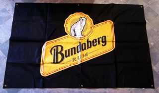 Rare Large Vintage Official Bundaberg Rum Bundy Rum Flag