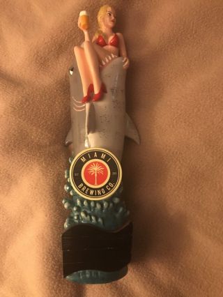 Miami Brewing Company Shirt Girl Beer Tap Handle