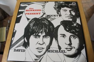 The Monkees " Present " Red Translucent Vinyl Lp 2016 Rhino Pressing