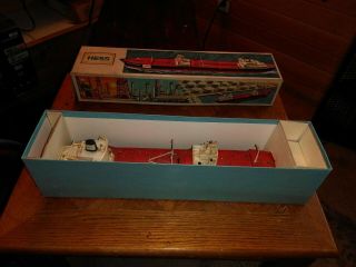 1966 HESS VOYAGER TANKER SHIP w/Original Box & Instructions 7