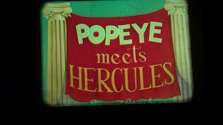 16mm POPEYE MEETS HERCULES 1948 Theatrical with Paramount logos - Watch Video 4