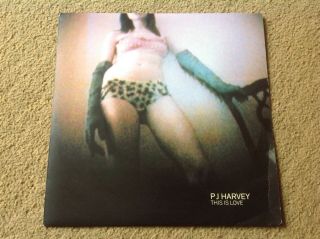 Pj Harvey This Is Love Mega Rare Uk 7” Vinyl In Protective Sleeve