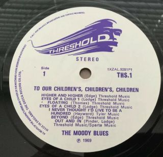 Moody Blues - " To Our Children’s,  Children’s Children " Uk Lp - Archive Near