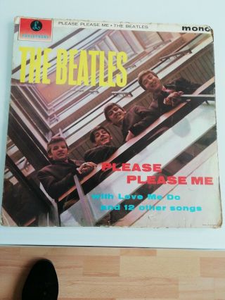 The Beatles Please Please Me 1st Pressing Black And Gold Mono Pmc 1202 Xex 422 1