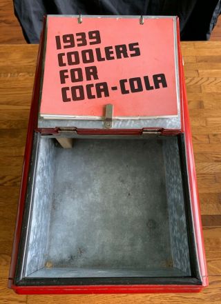 1939 Coca - Cola Aid Cooler - 6