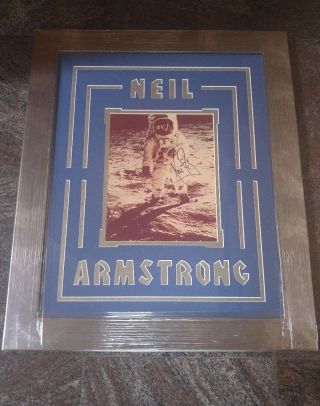 Neil Armstrong Signed Autograph Photo,  Apollo 11,  Moonwalker Jsa Authenicated