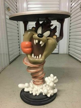 Looney Tunes Warner Bros Brothers Table Taz Tasmanian Devil Statue Store Display