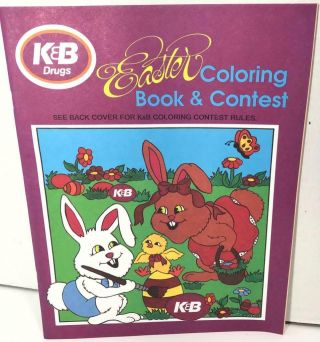 K&b Drugstore Drugs Easter Coloring Book & Contest Katz & Bestoff Orleans