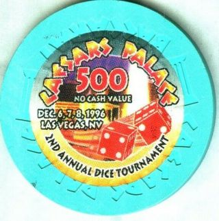 Caesars Palace Casino (las Vegas) (500 Ncv Chip) (2nd Ann.  Dice Tourn. ) (d1028)
