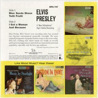 Elvis Presley,  Blue Suede Shoes Legacy Re - Pressing From 2011,  & 7 