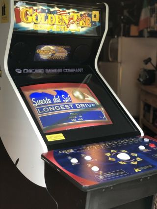It Golden Tee Complete,  Upright Full Size Golf Game Arcade Machine,  29 Courses