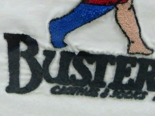 Vintage Buster Brown Boy 24x26 framed tufted store display unit 3