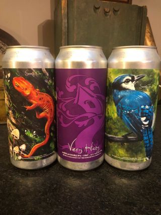 Tree House Brewing Very Hazy,  Curiosity 71 And 72 “collector Cans”,  Plus One